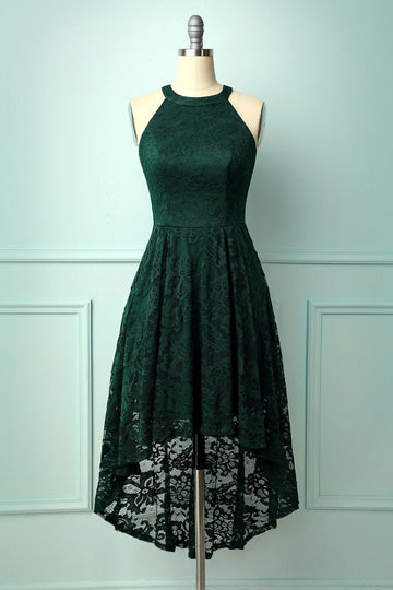 Asymmetrical Green Lace